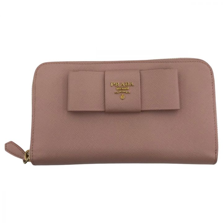 PRADA プラダ サフィアーノ ラウンドファスナー長財布 箱付 1M0506