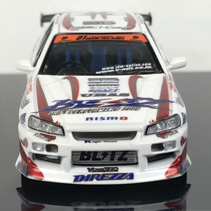 MORTAL MODEL Nissan SKyline MORTAL 1/64 BlitzXURAS D1 ER34 2003