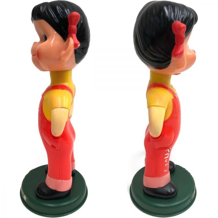 不二家 首振り ぺこちゃん 人形 木製 珍品 3体 セット 不二家 首振り