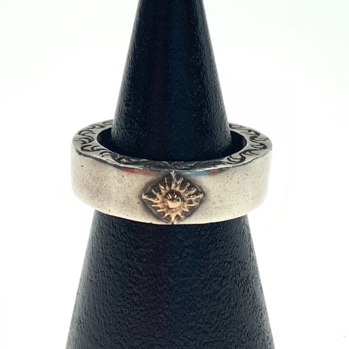 ARIZONA FREEDOM アリゾナフリーダム 太陽神 唐草 K18 SILVER 刻印 9号