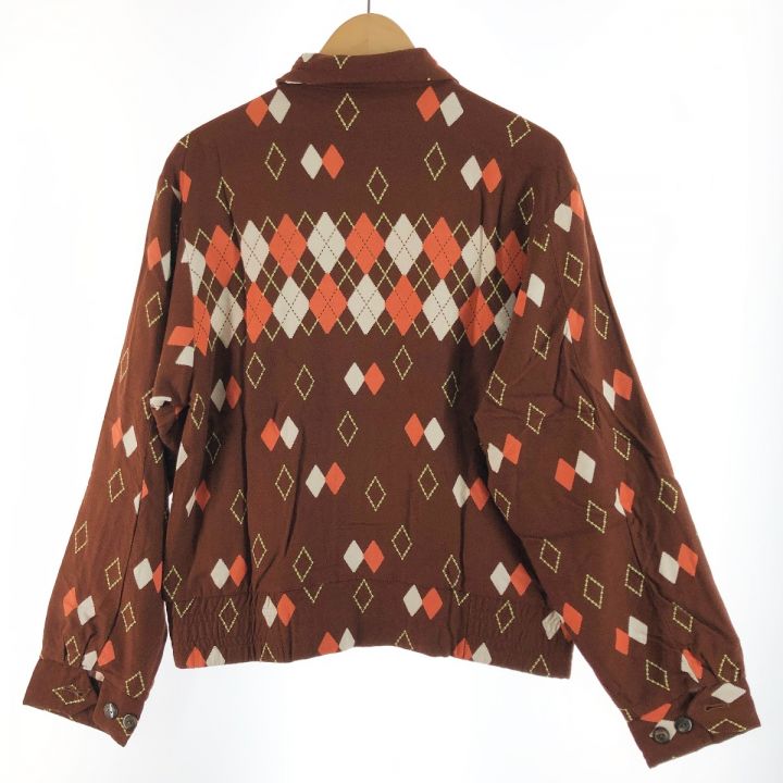 dry bones メンズ ギャバジャン Gabardine Jacket アーガイル柄 サイズ