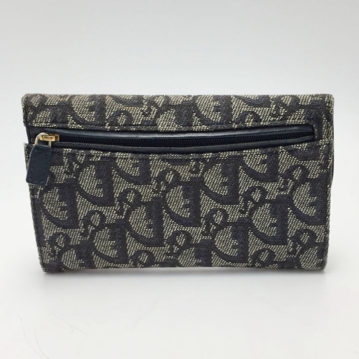 Dior サドル ミニウォレット 三つ折り財布 オブリーク トロッター