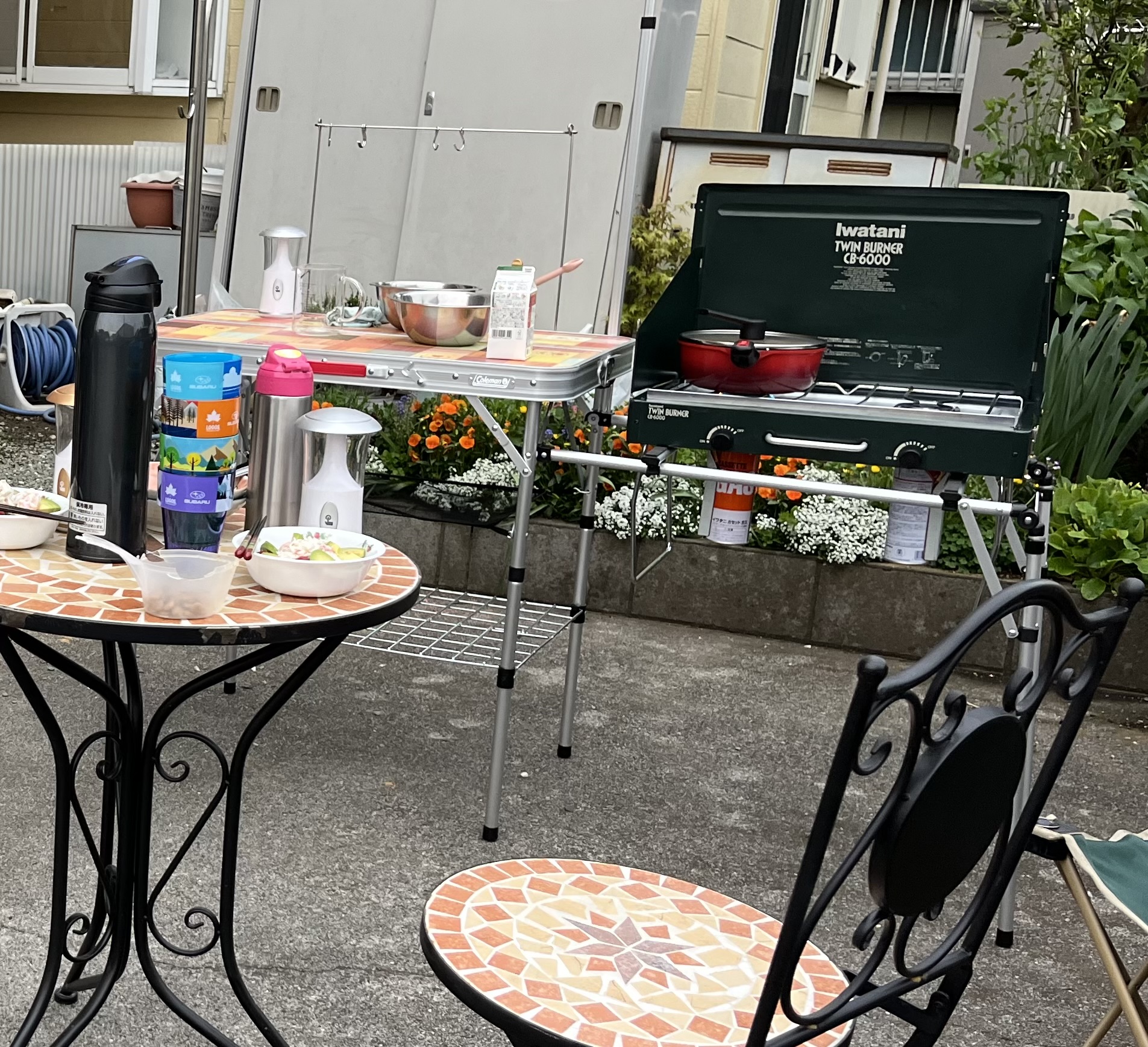 コールマンオールインワンキッチンテーブル カスタム