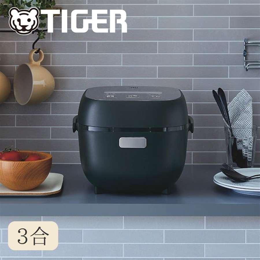 中古TIGER◇炊飯器 ◇TIGER タイガー 土鍋IH炊飯ジャー 炊きたてミニ