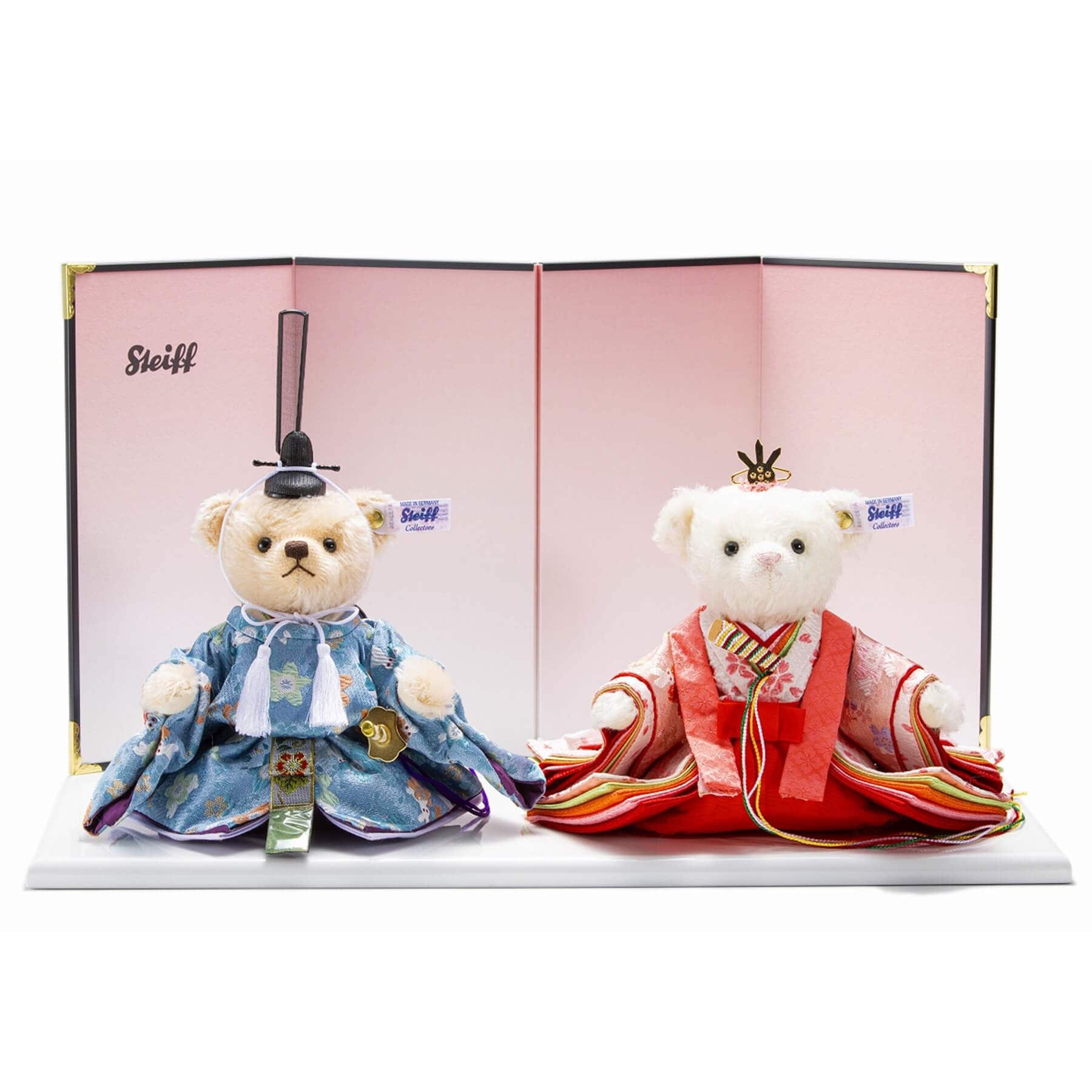 日本限定】テディベア ひな人形「桜うさぎ」 □ | シュタイフ日本公式