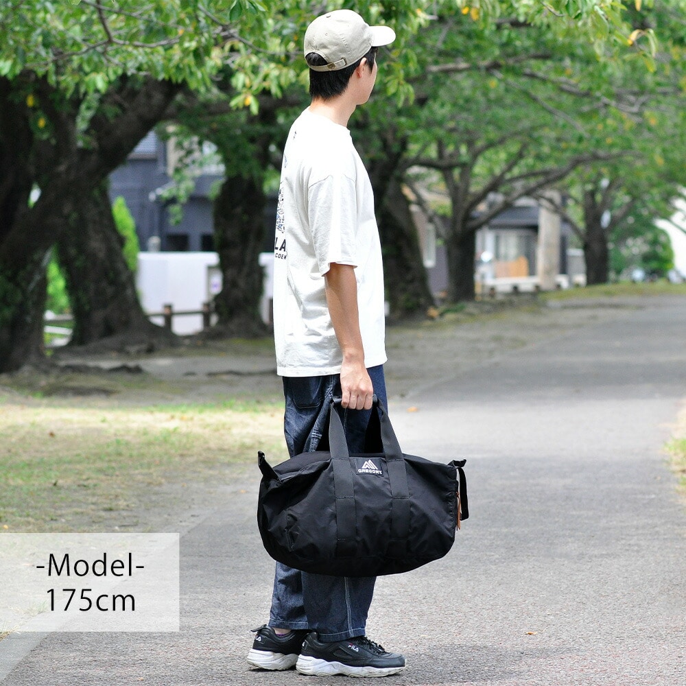 GREGORY ブラック ボストンバッグ L 旧ロゴ