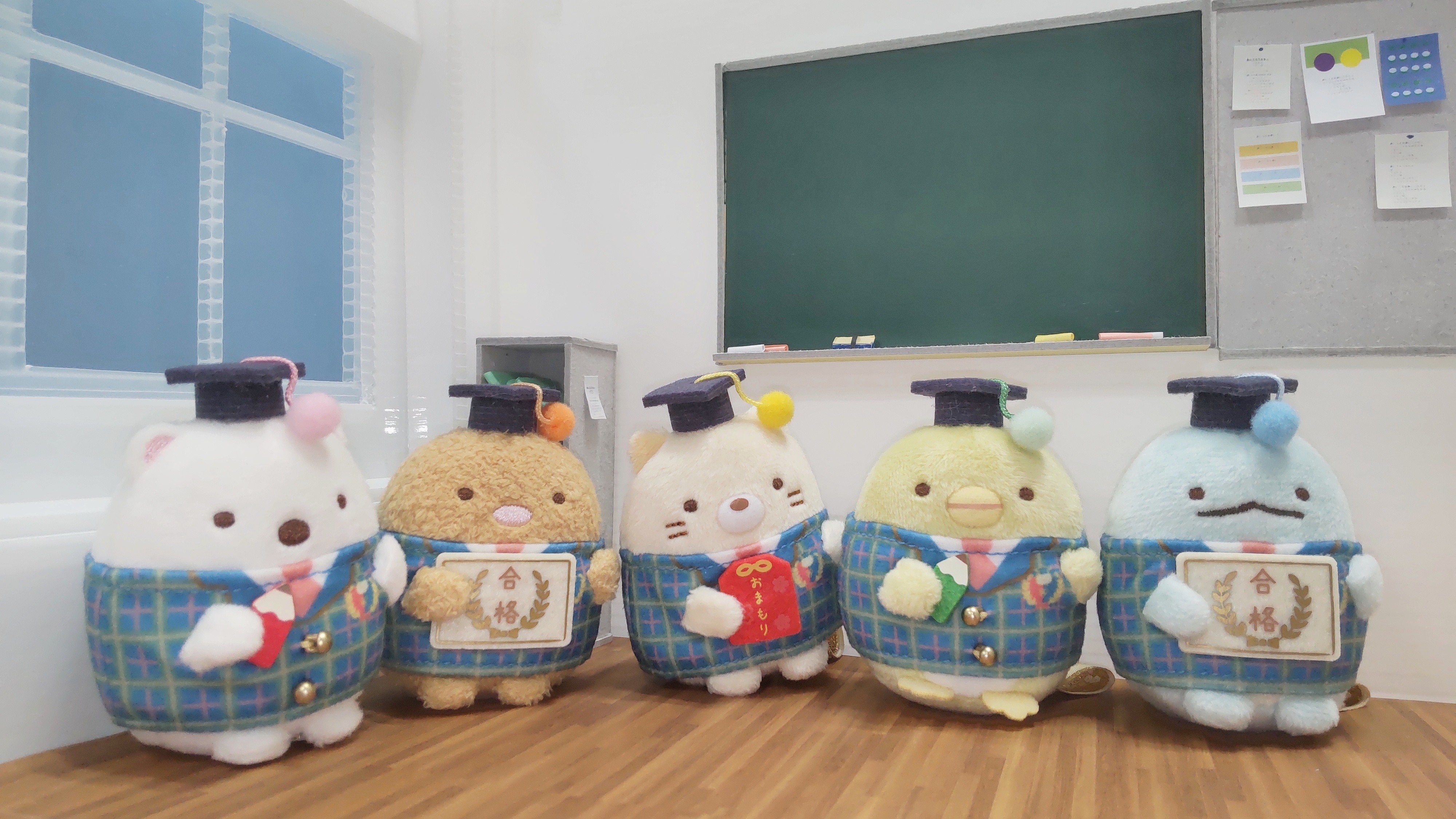 すみっコぐらし検定2025受験者限定グッズ てのりぬいぐるみセット