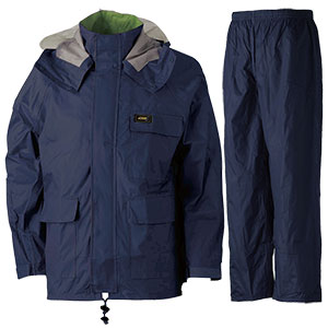 雨衣 透湿 MOA シータレインスーツ A－660 ネイビー | 【ミドリ