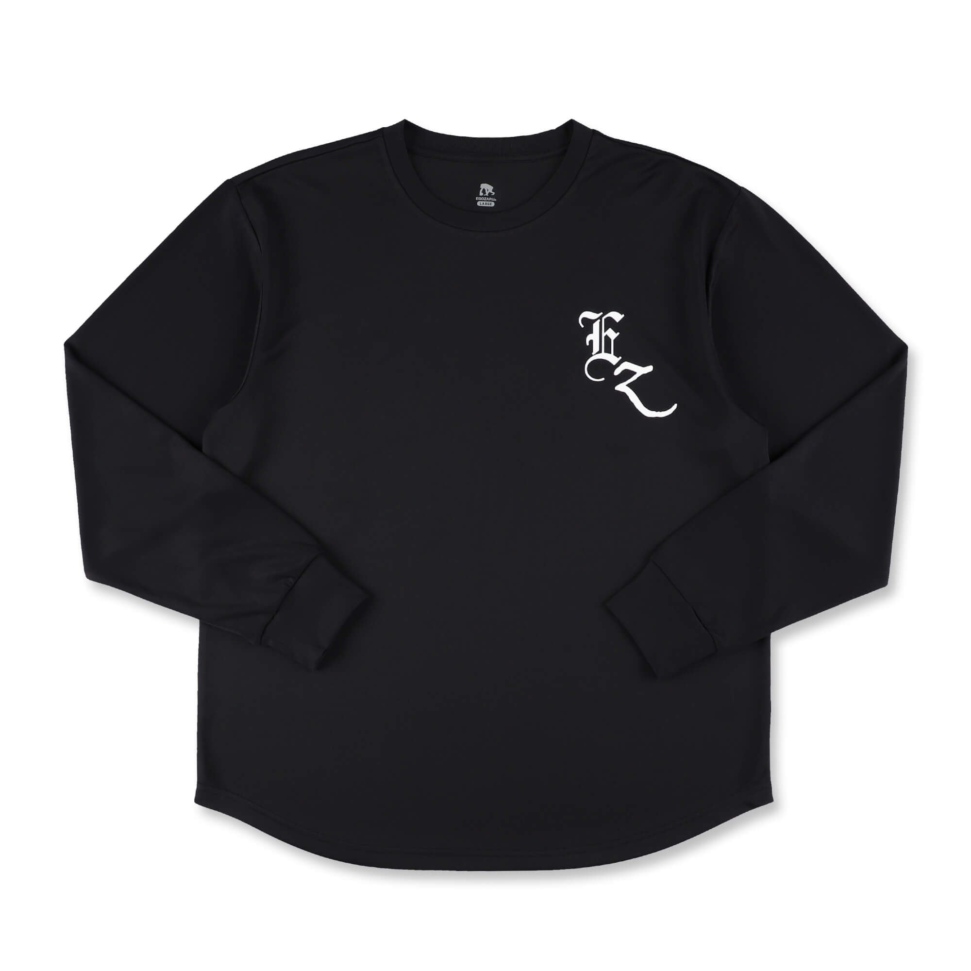 Chevon ヲ食俱ロンT 証明写真ver. ブラック Mサイズ 黒 Chevon ヲ食