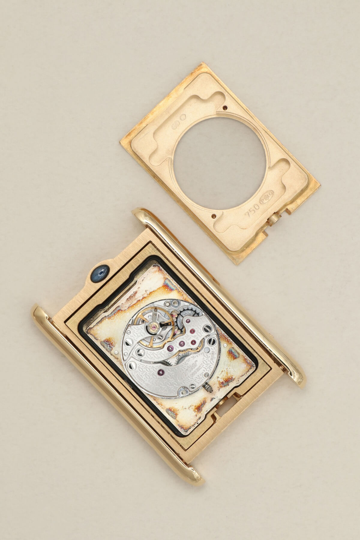 カルティエ/タンクバスキュラントLM/CARTIER PARIS/ギョーシェホワイト