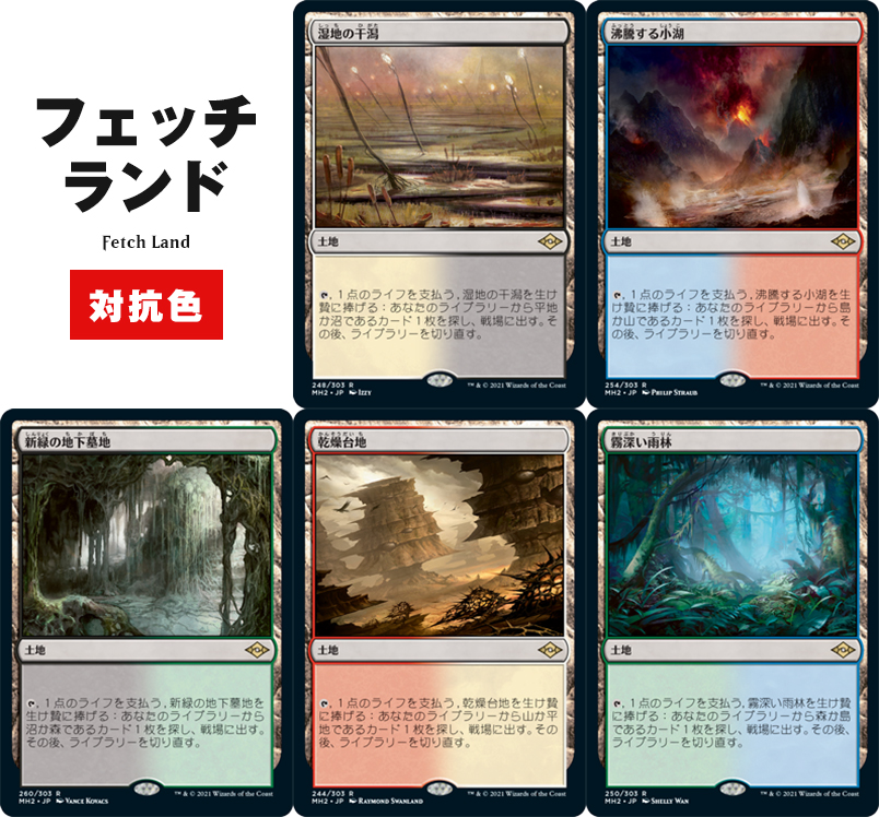 MTGZNE フェッチランドまとめ