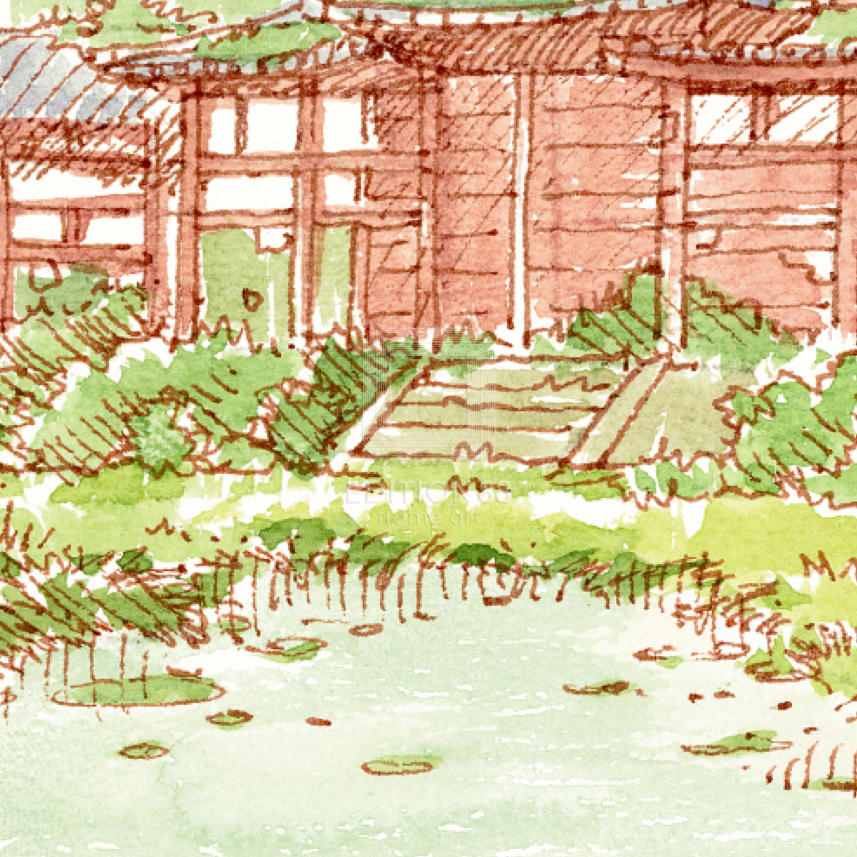 88グラフ ミニ 平等院鳳凰堂幻想 水彩スケッチver/ 東京幻想（直筆