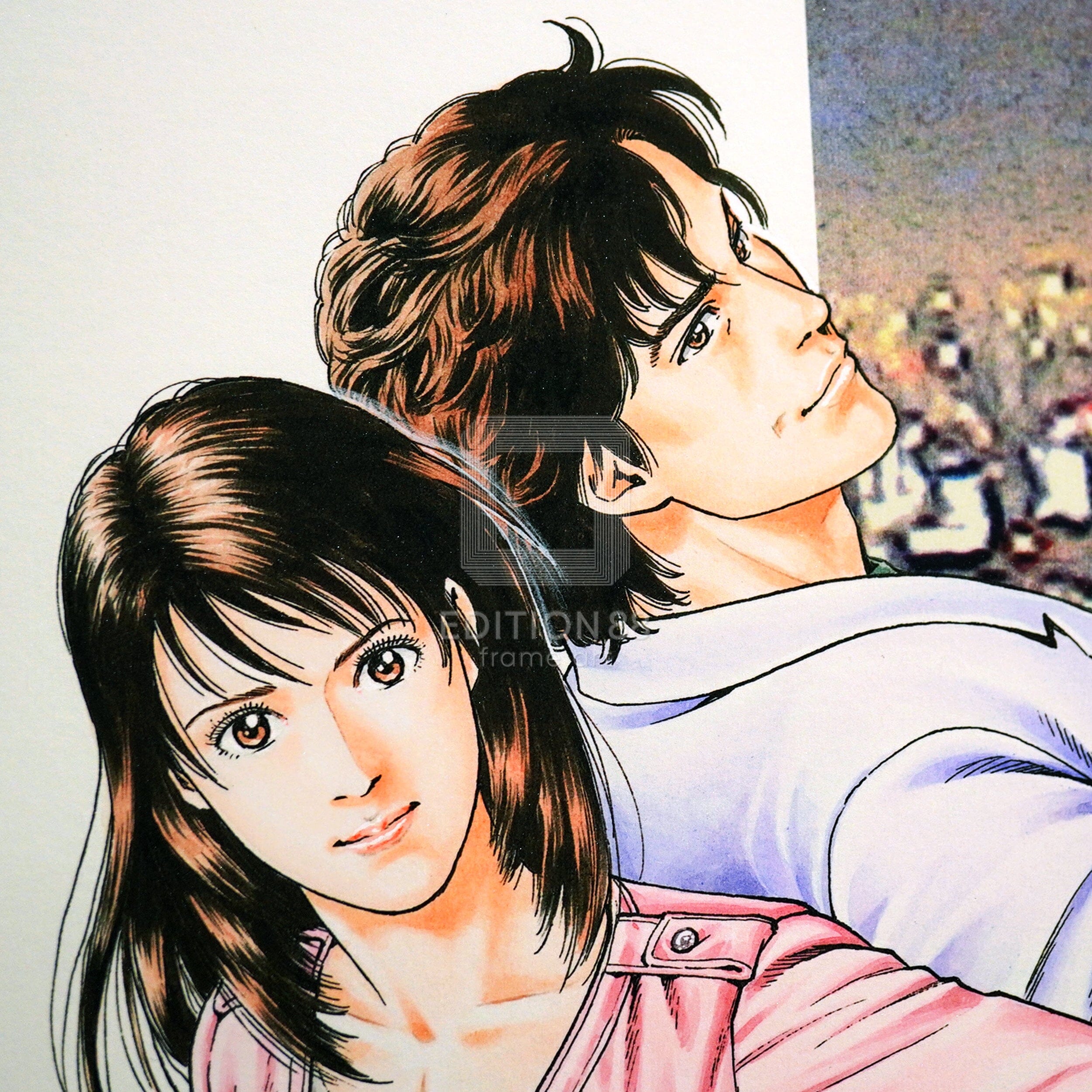 エンジェルハート 1500万部突破記念 北条司ジークレー版画コレクション