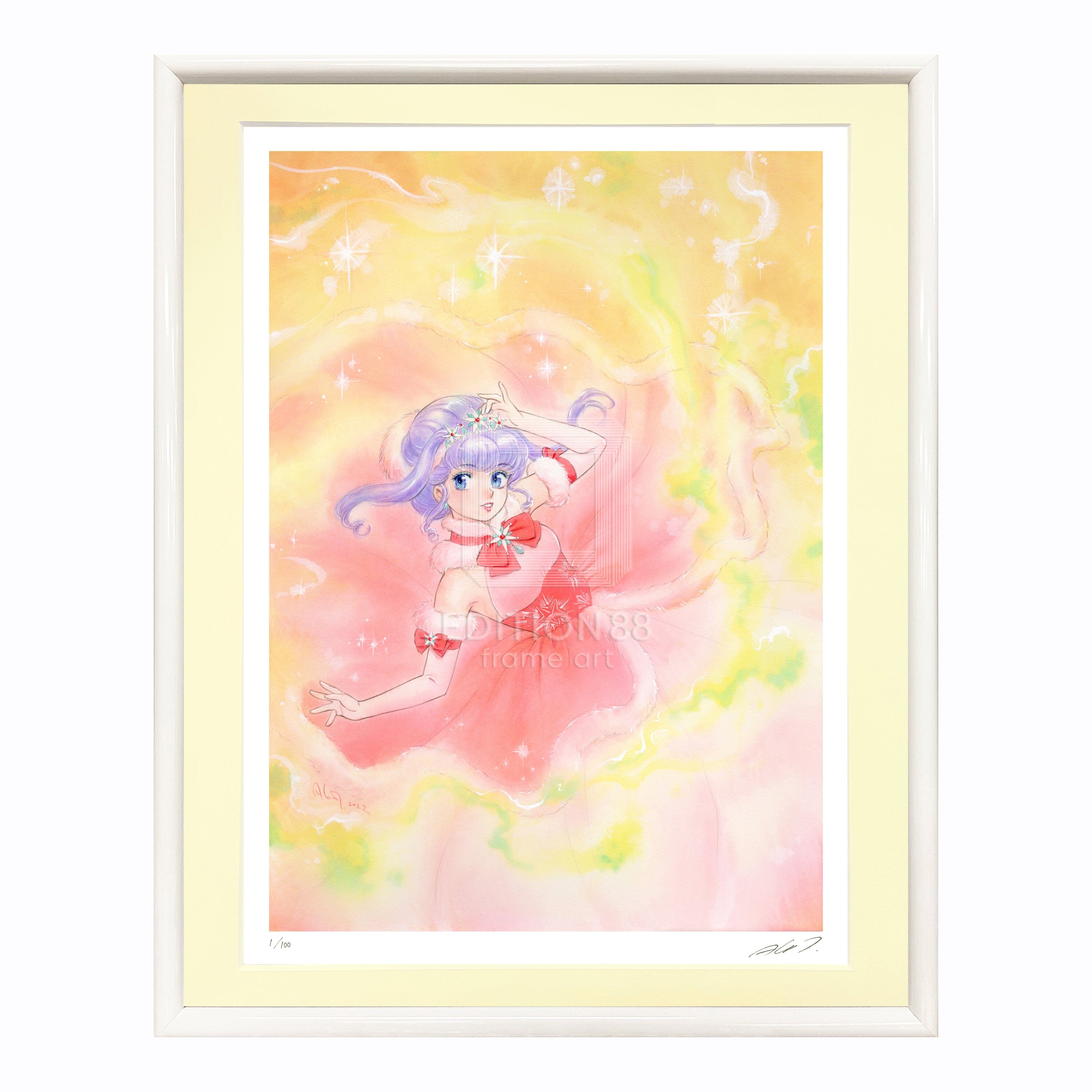 魔法の天使 クリィミーマミ」88グラフ 星のティアラ /高田明美（直筆