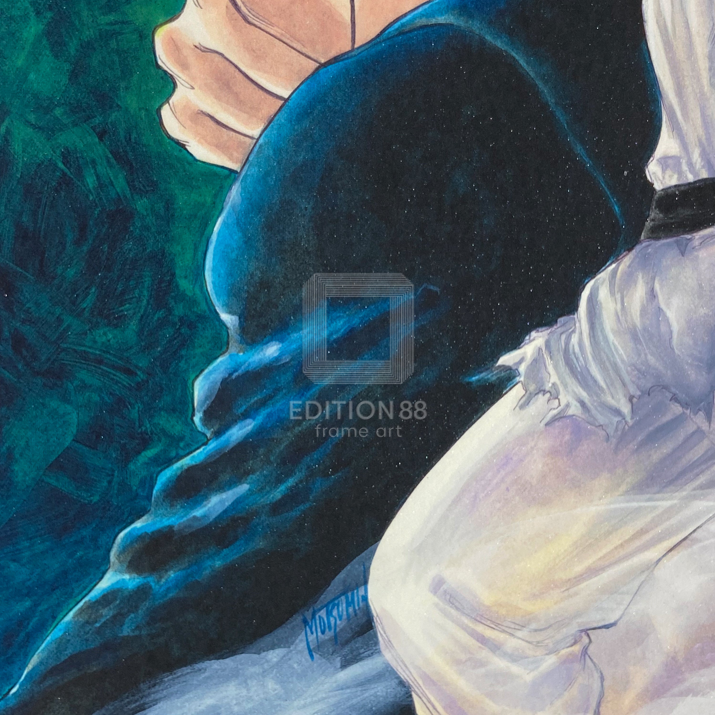 88グラフ「Green&Purple」/いのまたむつみ（箔押しサイン入り）