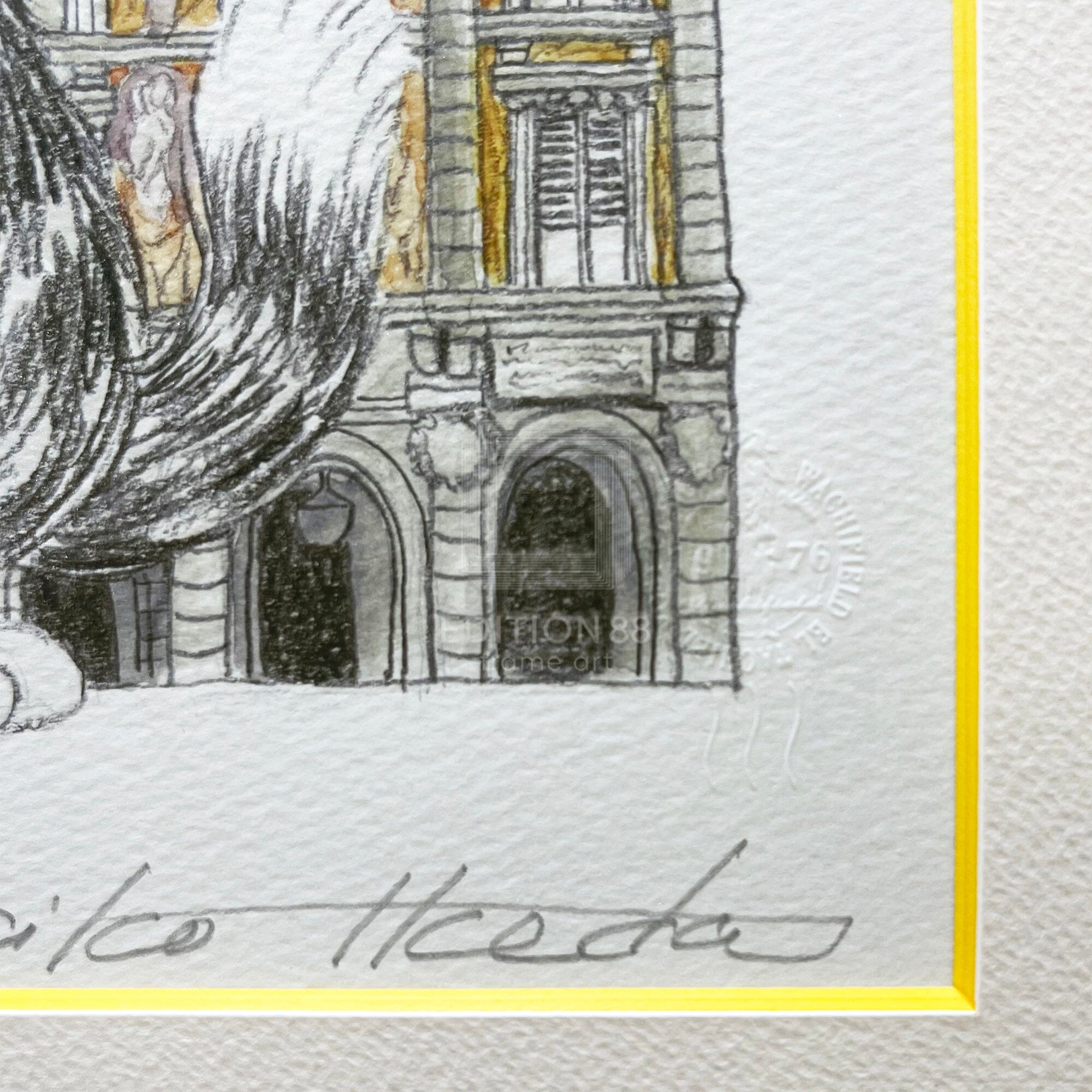 猫のダヤン 88グラフ「マヨール広場」/池田あきこ（直筆サイン入り