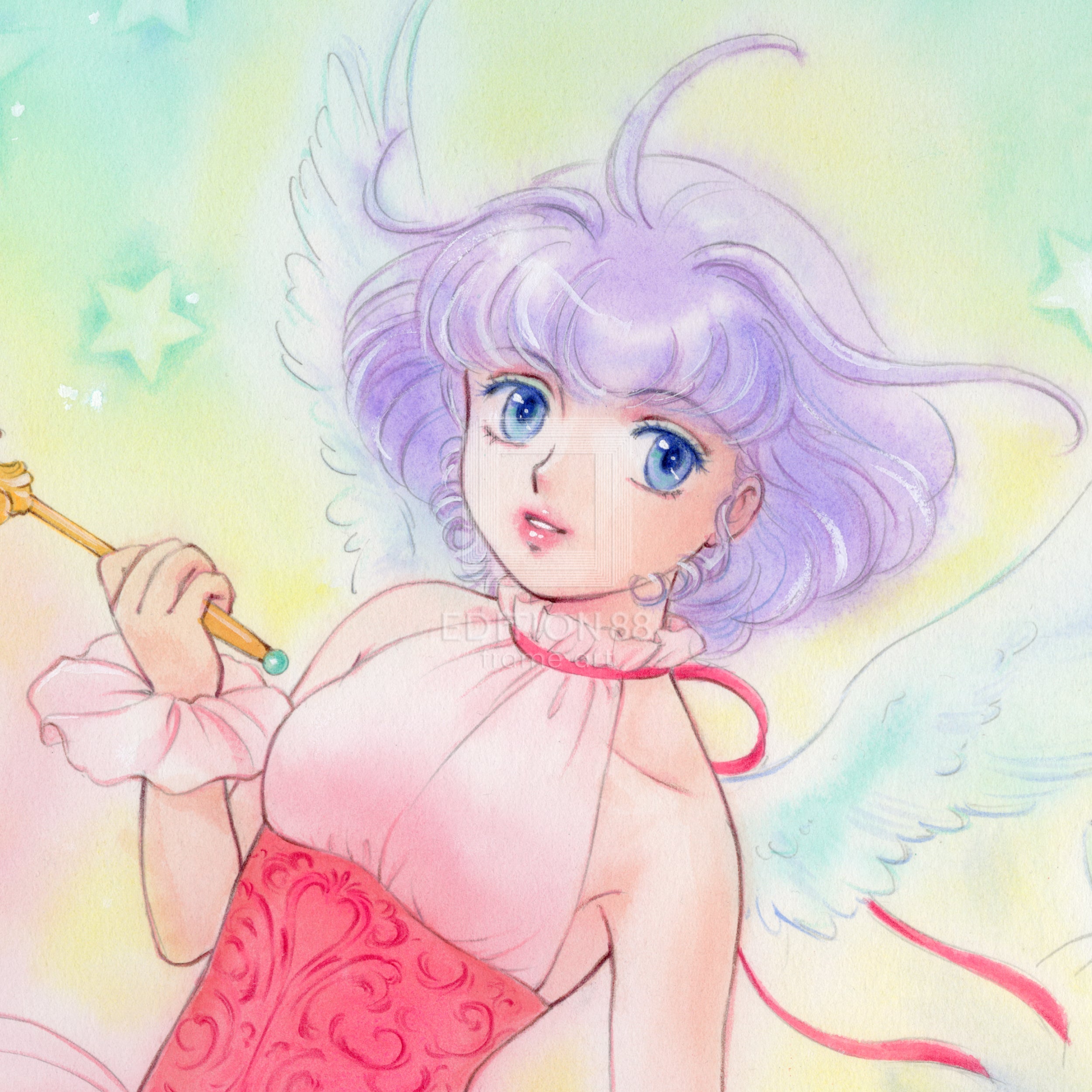 魔法の天使 クリィミーマミ」88グラフ Valentine 2022 /高田明美（直筆