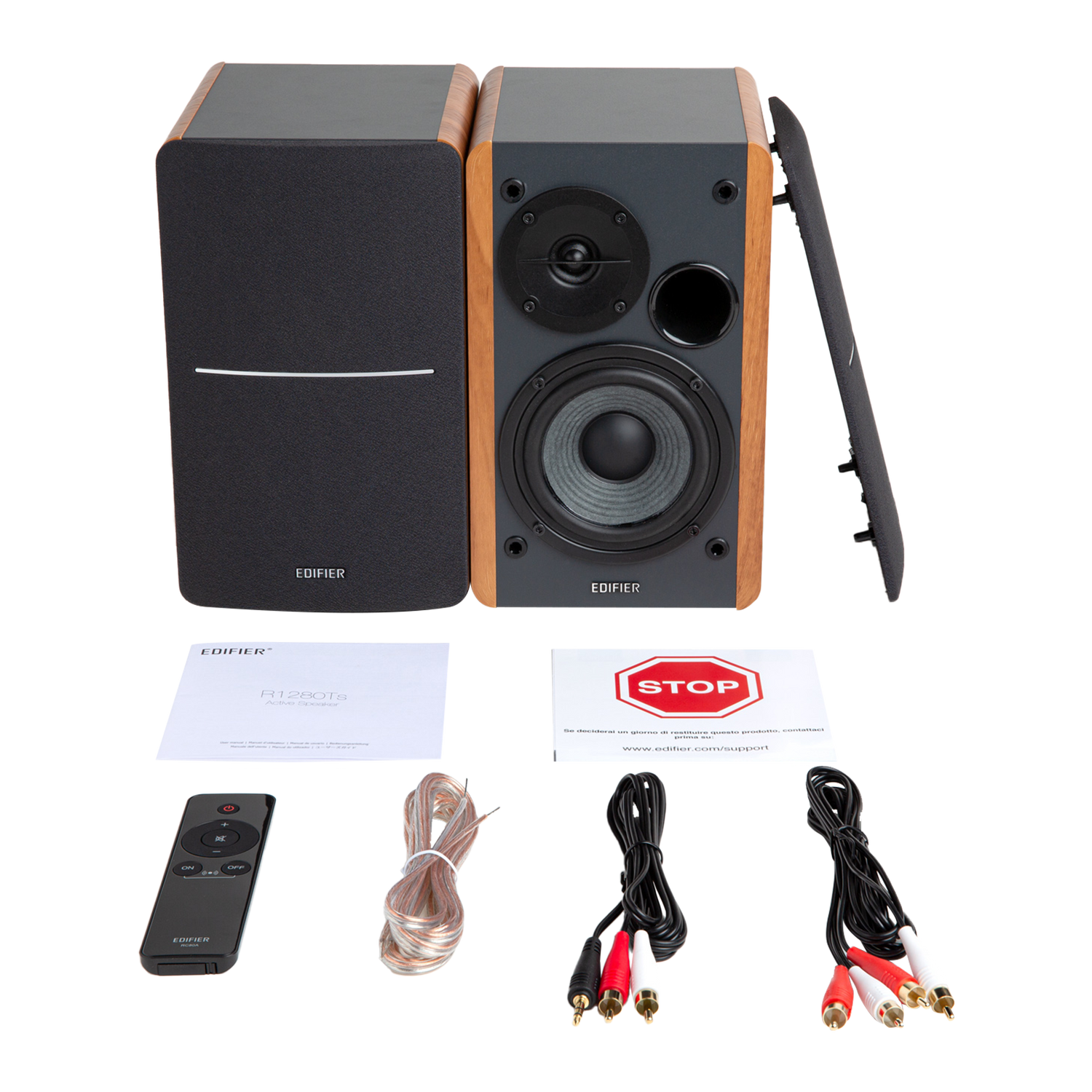 R1280Ts Powered Bookshelf Speakers (Certified Refurbished