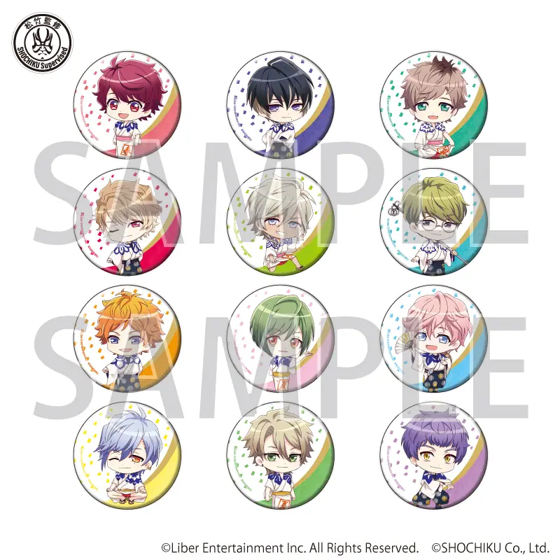 日本のキャラクターイラスト 2枚セット 歌舞伎 A3!×歌舞伎」描き下ろし＆