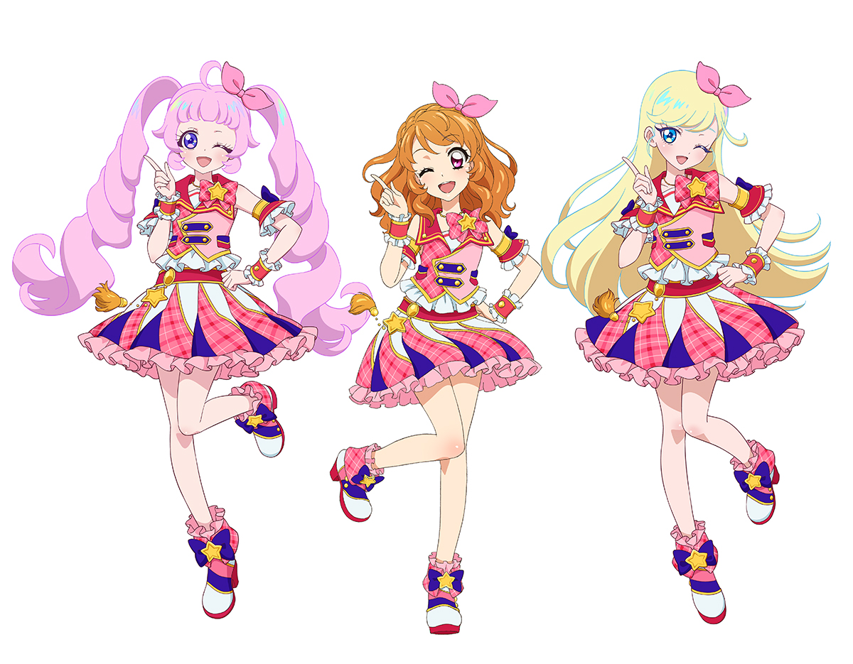 アイカツ！ 大空あかり あかり ピンクパレードコーデ アニメ柄