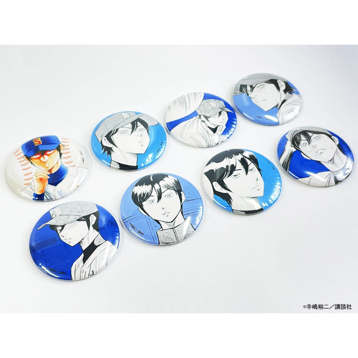 ダイヤのA プリンセスカフェ 沢村栄純缶バッジセット ダイヤのA