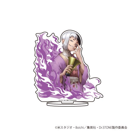 キャラアクリルフィギュア「Dr.STONE」08/あさぎりゲン(イラスト