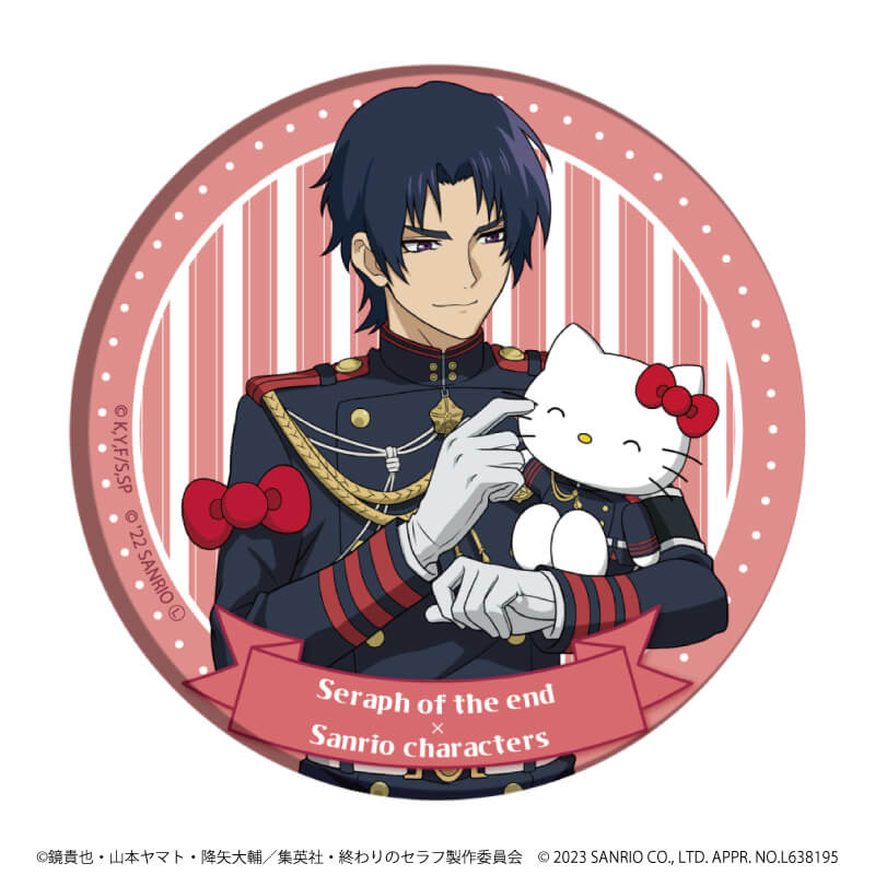 終わりのセラフ メディコス popup ミニキャラ 缶バッジ 百夜ミカエラ