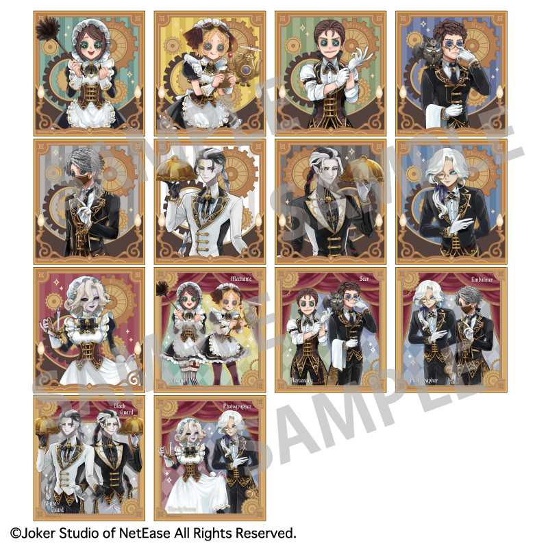 第五人格 バトラーズカフェ バレンタイン 缶バッジ 特典アクキー