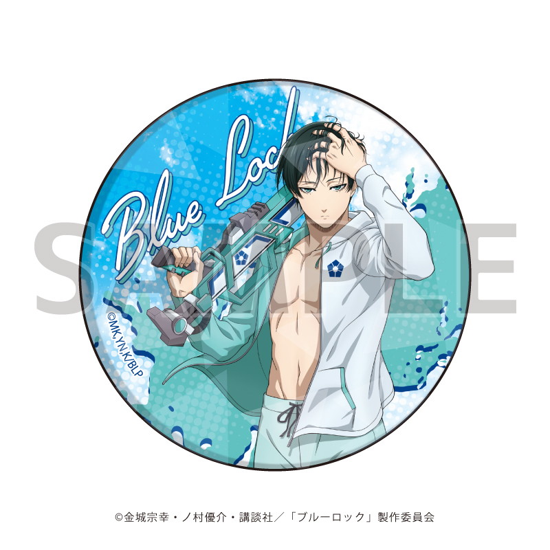 ホログラム缶バッジ(57mm)「TVアニメ『ブルーロック』」02/水着ver