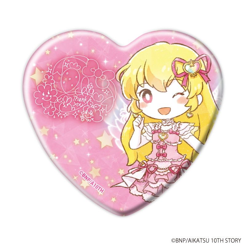 アイカツ 天羽まどか ハート 缶バッジ やっぱり！ハートだね アイカツ
