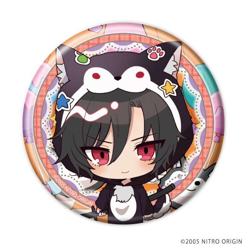 キラメモ 咎狗の血 アキラ 缶バッジ 15個 NITRO CHiRAL キラメモ展 咎