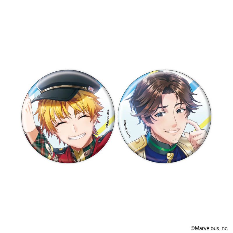 激レア すいみゃイラスト 2人/制服ver. まるごと すいみゃ 缶バッジ