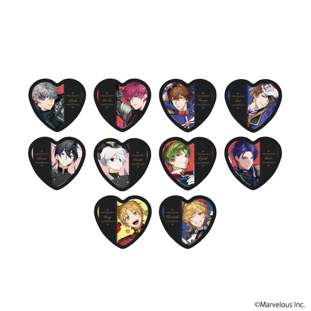 千銃士R ライク・ツー ハート缶バッジ 千銃士R ライク・ツー ハート缶