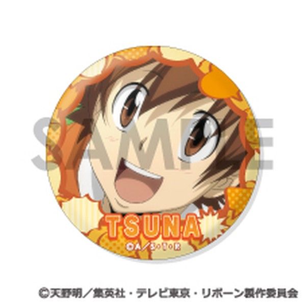 家庭教師ヒットマンREBORN J-WORLD 缶バッジ 沢田綱吉 未開封 家庭教師