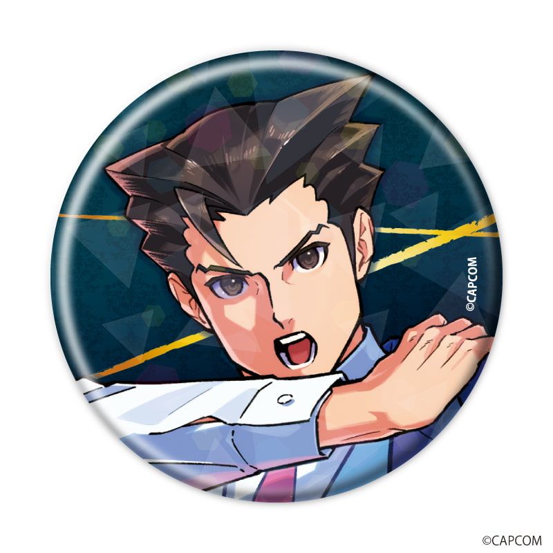 ホログラム缶バッジ(57mm)「逆転裁判」シリーズ01/ブラインド(6種