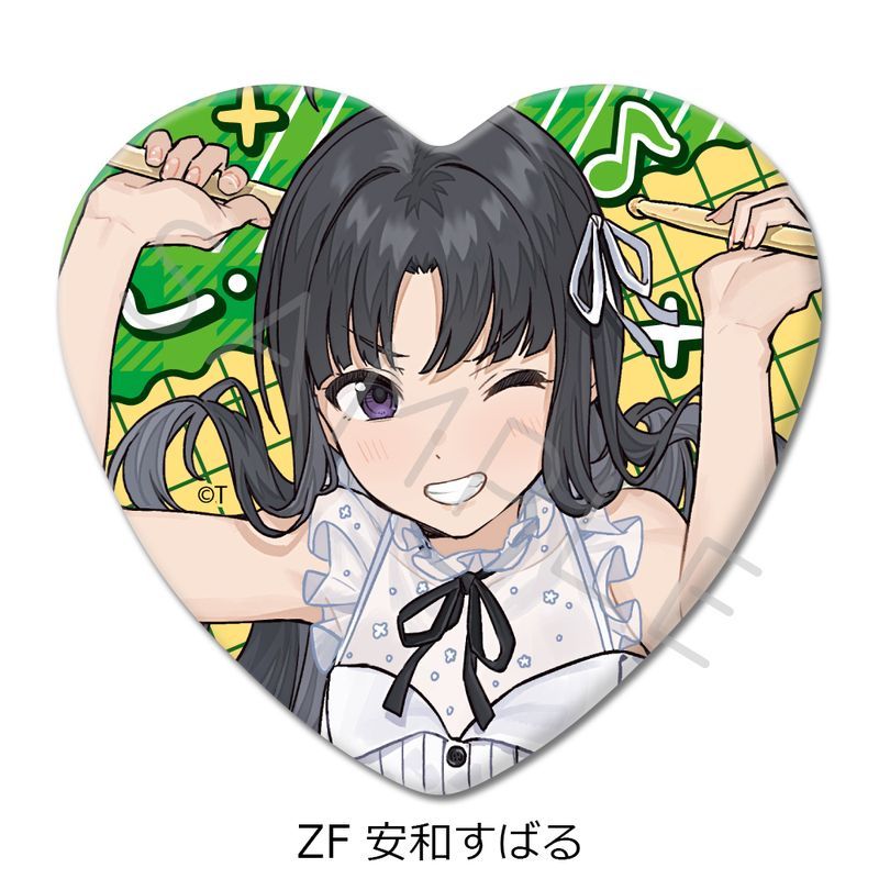 安和すばる 缶バッジ 5個 アニメ『ガールズバンドクライ』第5弾 ピック