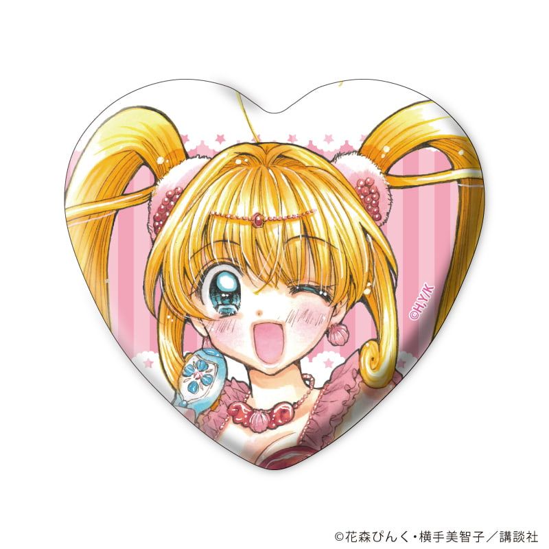 ハート型缶バッジ「マーメイドメロディーぴちぴちピッチ」01/アイドル