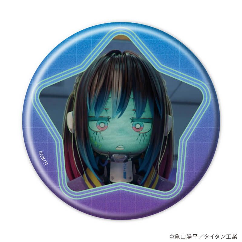 缶バッジ「TVアニメ『銀河特急 ミルキー☆サブウェイ』」01