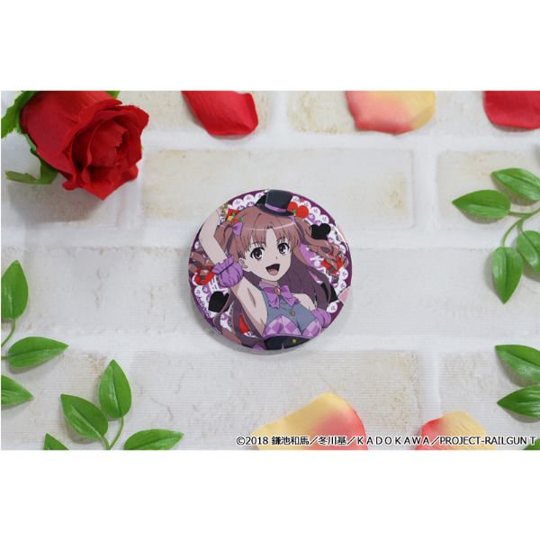 とある科学の超電磁砲 白井黒子 発光 缶バッジ レア くじ とある