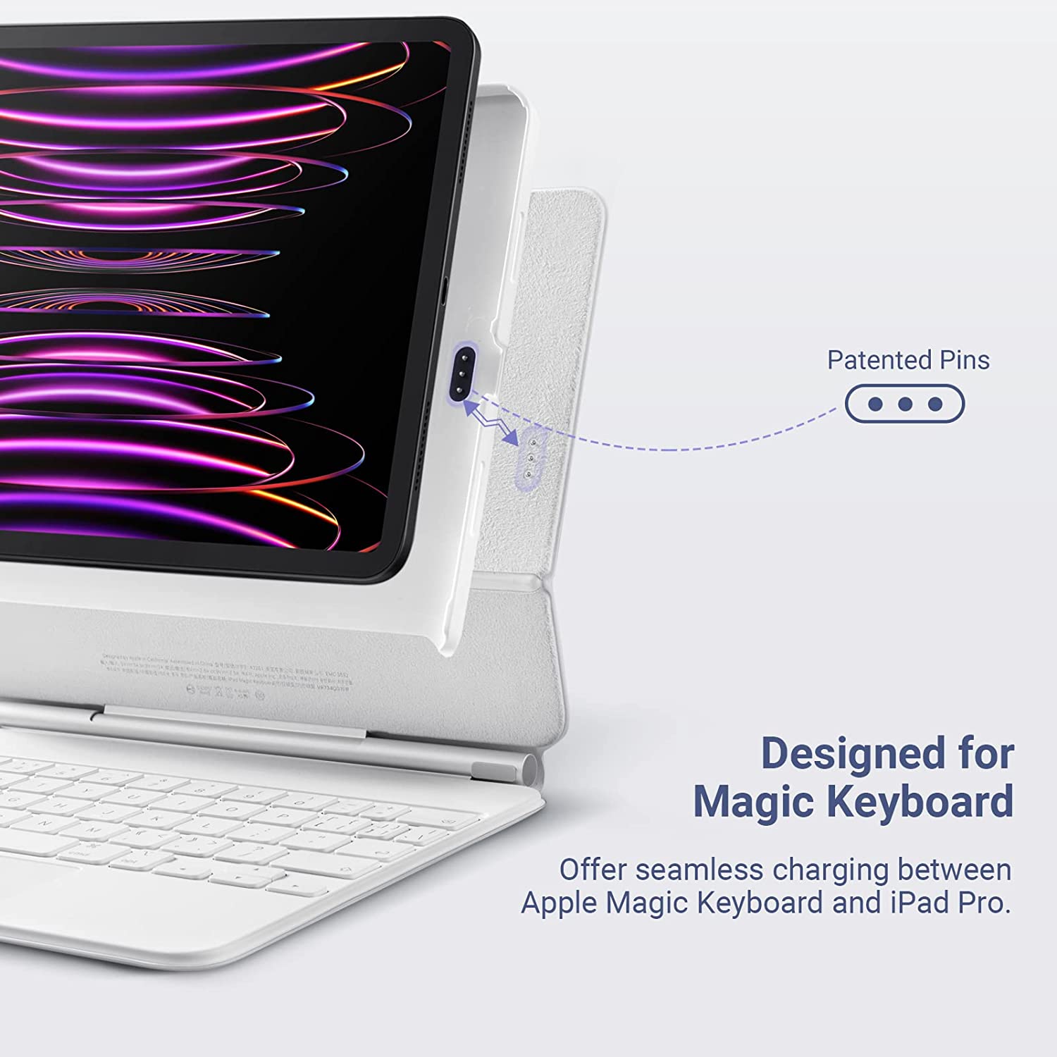 12.9インチ iPad Pro用 Magic Keyboard [ホワイト] Apple Magic