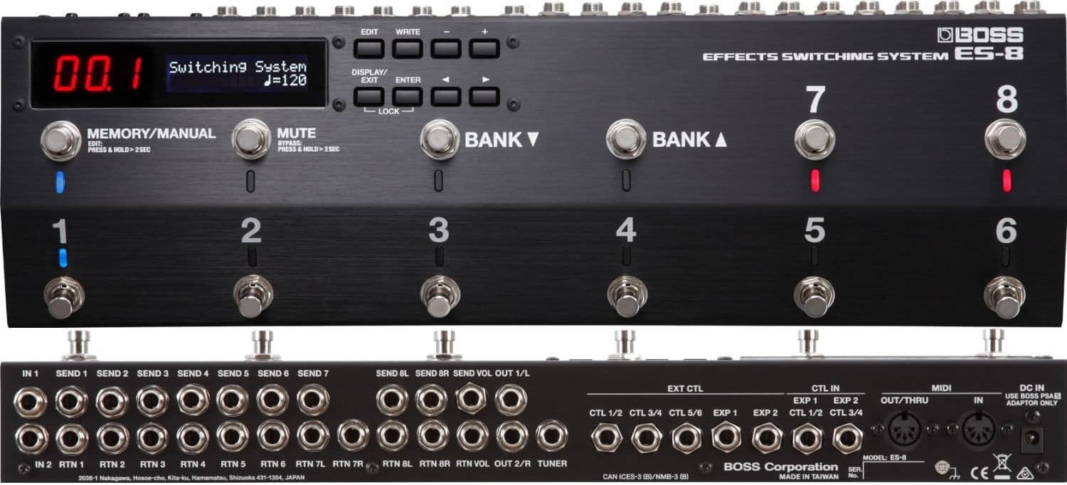 BOSS ES-8 - 8ループ＋1を装備、優れた音質と機能を備えたハイエンド