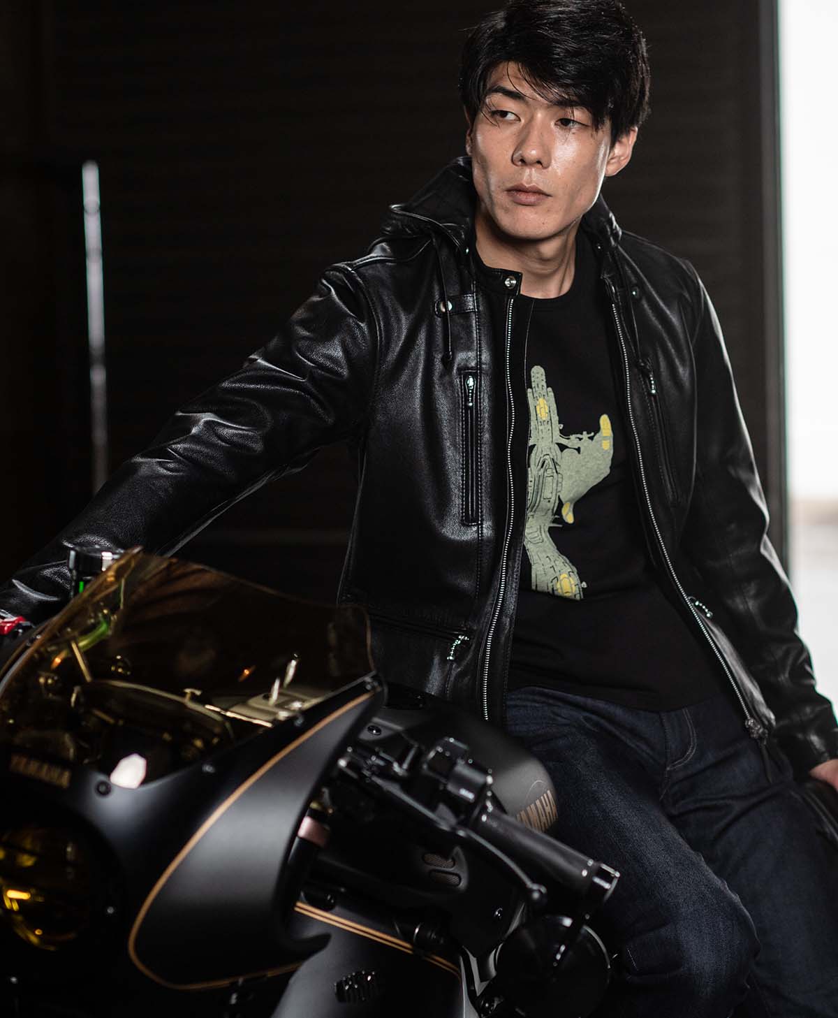 革ジャン フード レザージャケット｜カドヤ公式オンラインショップ