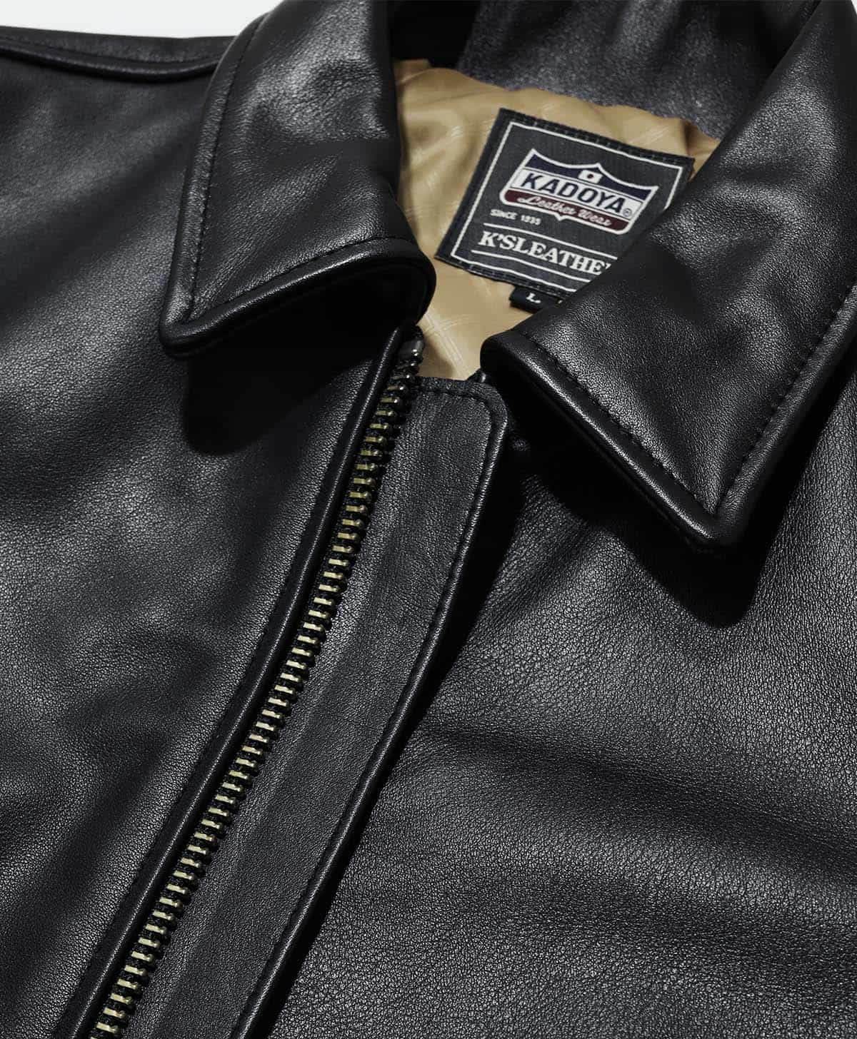 Leather jacket tight single leather jacket | Kadoya official