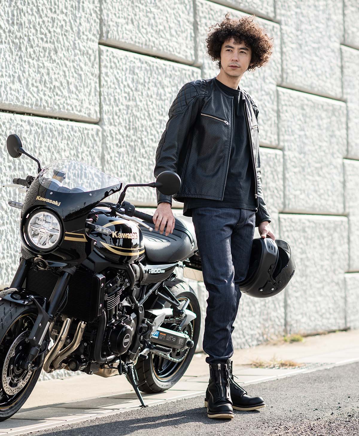 KADOYA シングルライダースジャケット Mサイズ 【公式通販】