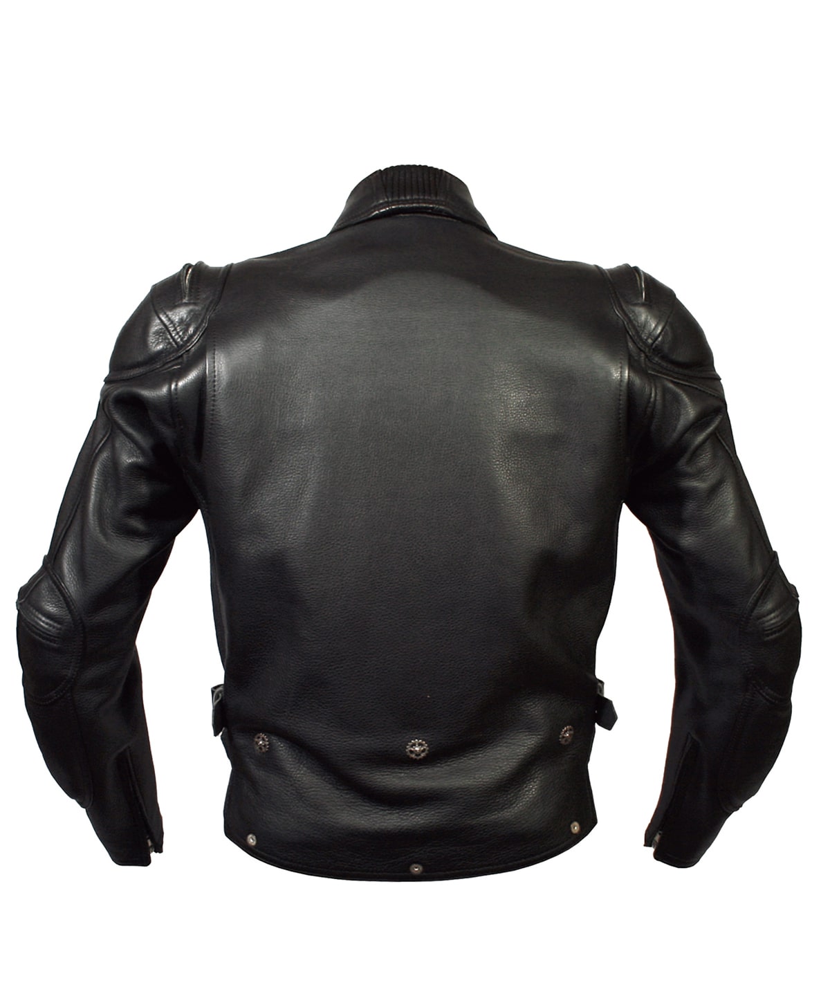 日本製】KADOYA レザー ライダースジャケット ブラックスター 黒 LL