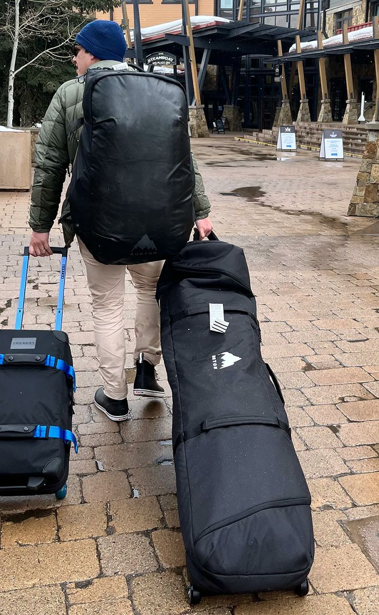 Burton wheelie sub 116L ブラック キャリーケース Burton wheelie sub