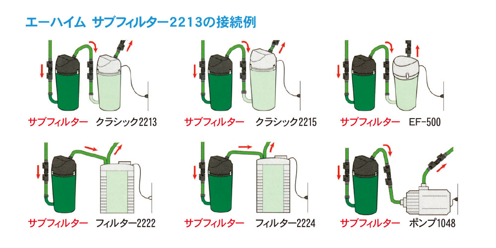 EHEIM 外部フィルター 2213.サブフィルターセット EHEIM｜エーハイム