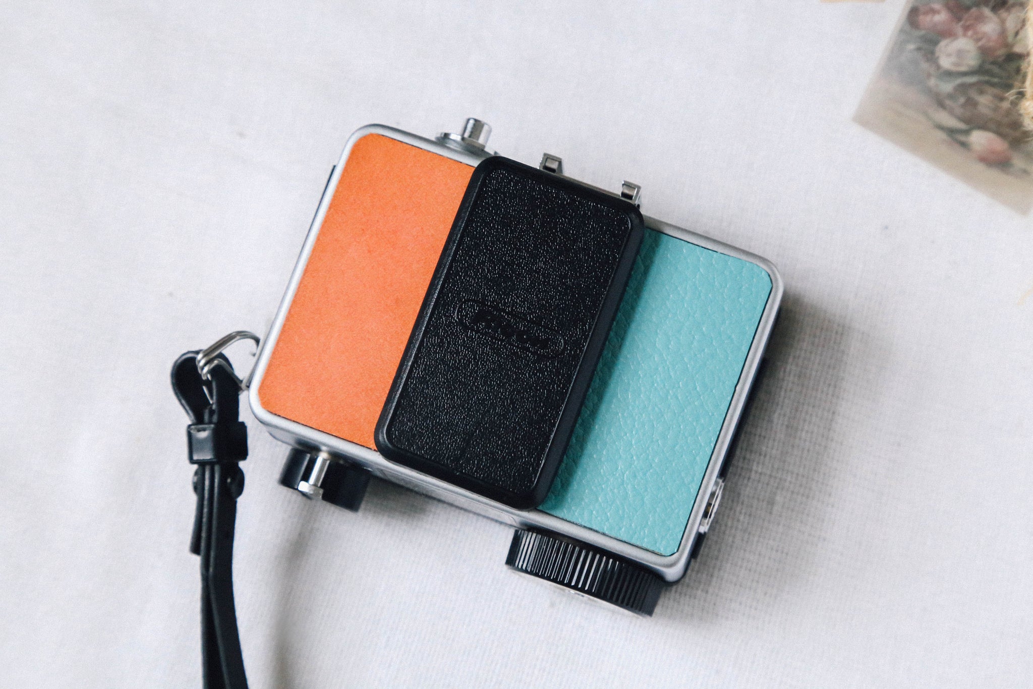 RICOH AUTO HALF E2 フラミンゴXピーコックブルー🦩🩵【完動品】ハーフ