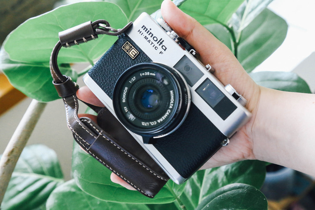 フィルムカメラ MINOLTA HI-MATIC F 電池付き 黑 14．コンパクトは正義