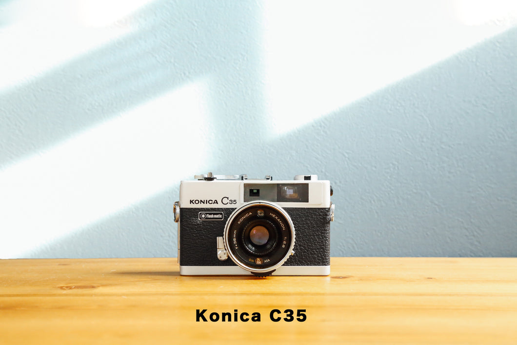 完動品】Konica C35 Flash maticフィルムカメラ 動作確認済 完動品